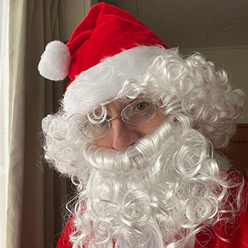 サンタが滝の湯へやってくる！